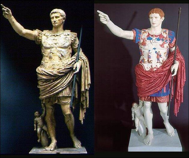 The True Colours Of Greek Statues Historical Honey 7744