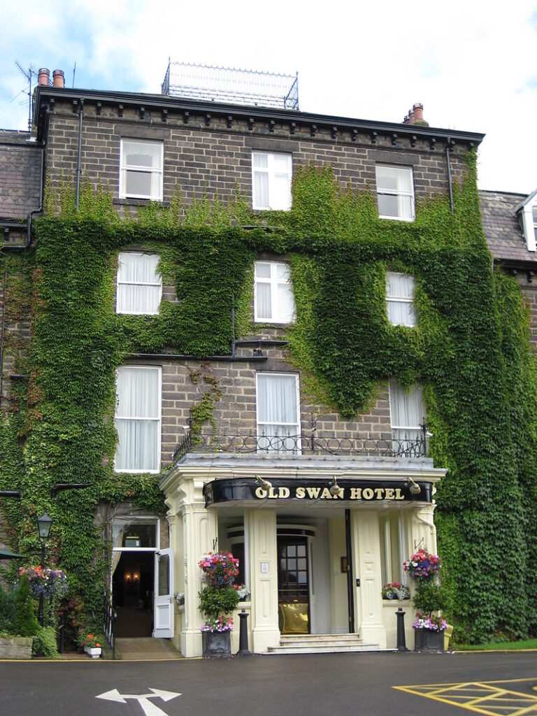 The Swan Hydropathic Hotel today, old swan house