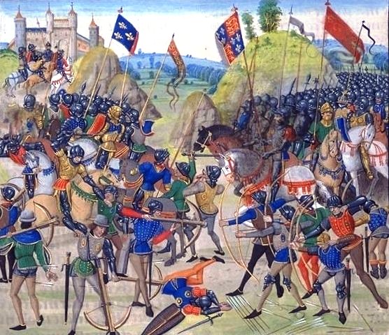 The Battle of Crecy. 
